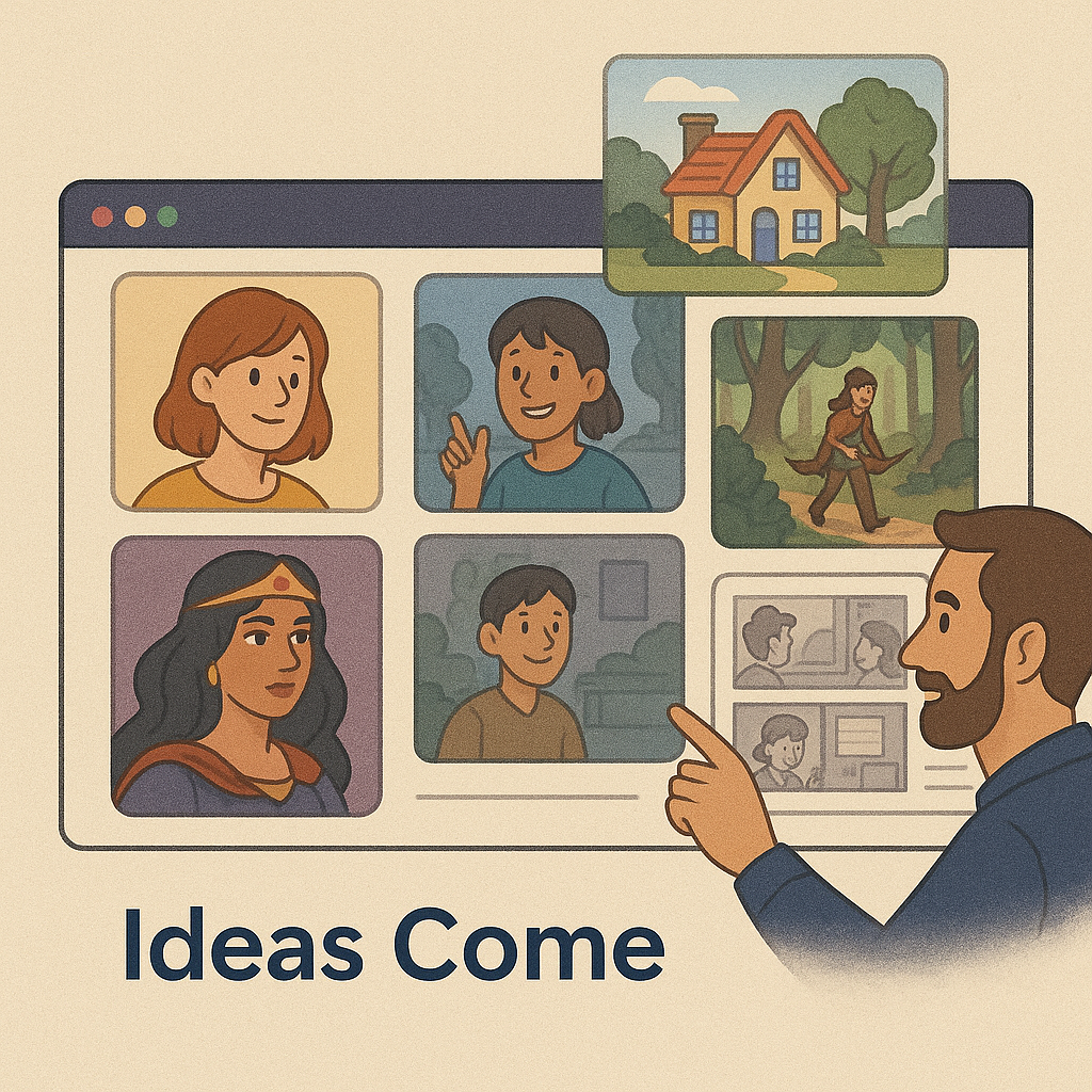 Author using StoryLob